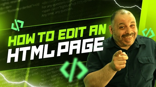 How to Edit an HTML Page